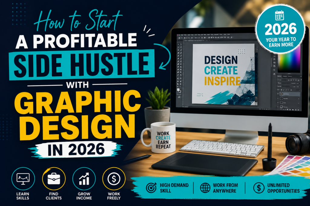 How to Start a Profitable Side Hustle With Graphic Design in 2026